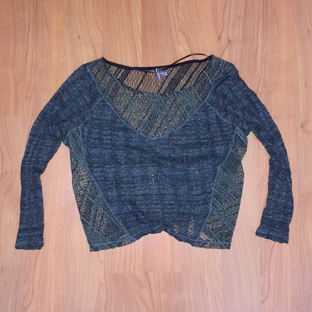 Urban Outfitters Crop Green Sweater
